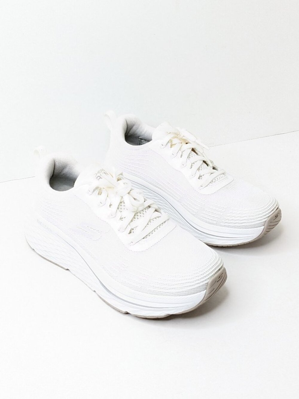 Skechers Go Run Athletic Memory Foam Sneakers White Women's 6